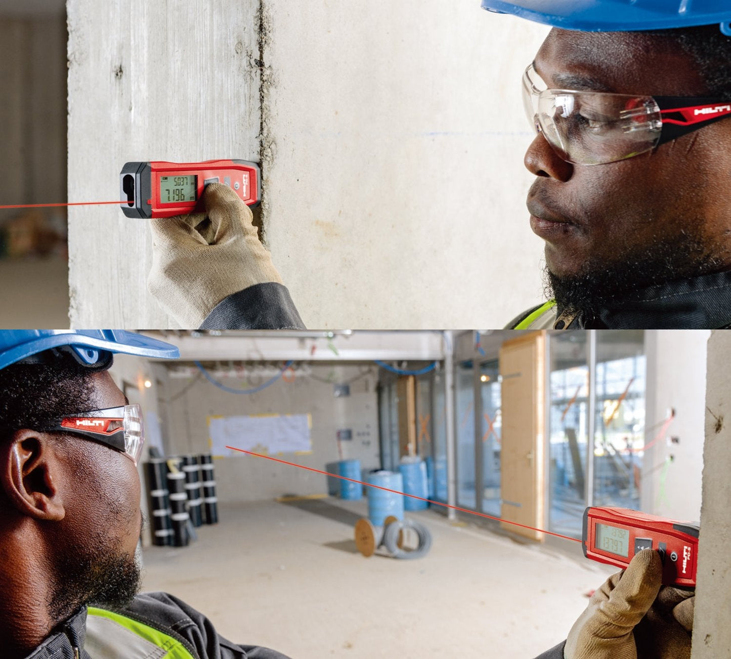 Hilti PD-S Laser Distance Meter 60M/197ft, Rangefinder with Area Measurement, 1.5mm Accuracy, 8in-197ft Range