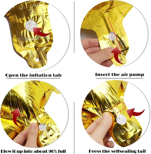 Gold Number 17 Balloon - 40 Inch 17th Birthday Decoration for Girls & Boys | Golden Party Supplies