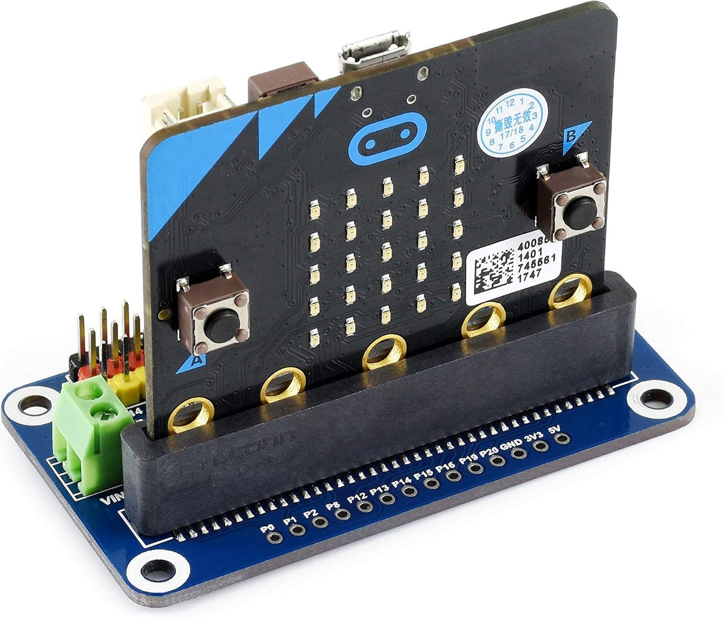 waveshare 16 12 I2C Servo Driver for Micro/-bit Channel PWM Outputs Bit Resolution Interface