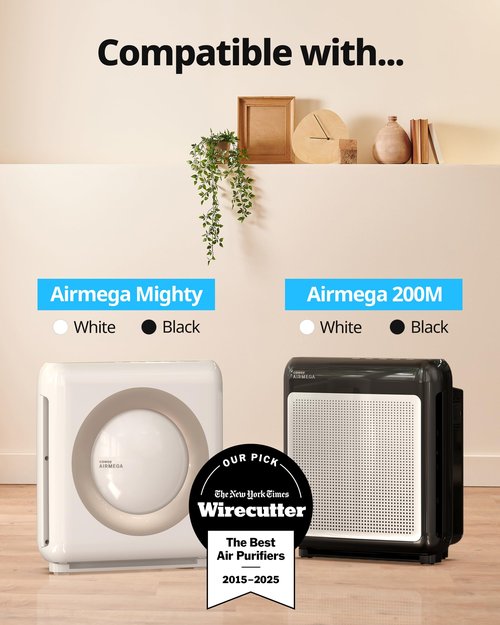 COWAY Airmega AP-1512HH & 200M Filter Replacement Set, HEPA Filter and Allergen Filter, AP-1512HH-FP Allergen