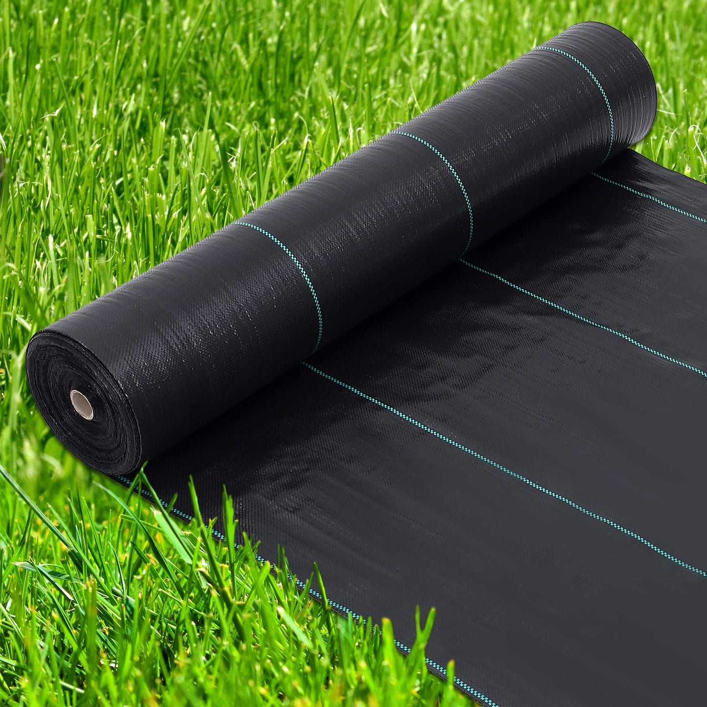 ExploreHorizon 6.5ft X 300ft Weed Barrier Landscape Fabric Heavy Duty, Premium 3.0 oz Ground Cover Weed Block Gardening Mat, Easy Setup & Superior Weed Control, for Erosion Control, Weed Barrier