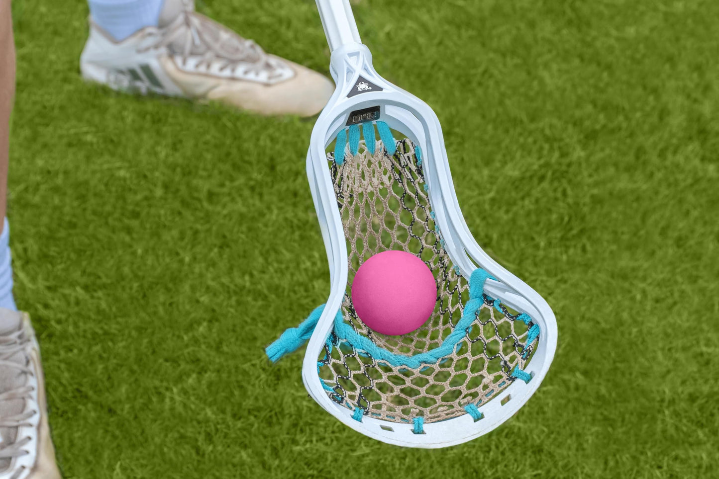 Velocity Soft Foam Lacrosse Balls, Lacrosse Soft Practice Balls for Youth Beginners, Indoor Training Lacrosse Softballs for College and High School, Same Size as Regulation - Pink, 60