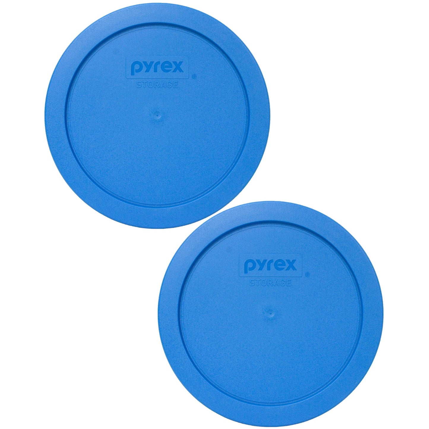 Pyrex 7201-PC 4 Cup Marine Blue Food Storage Replacement Lid (2-Pack)