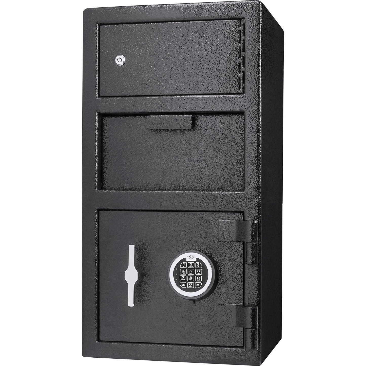 Barska Advanced Digital Keypad Compact Depository Drop Safe with Master Code + 5 Codes & Dual User Mode, Black, 0.72/0.78 Cubic Ft