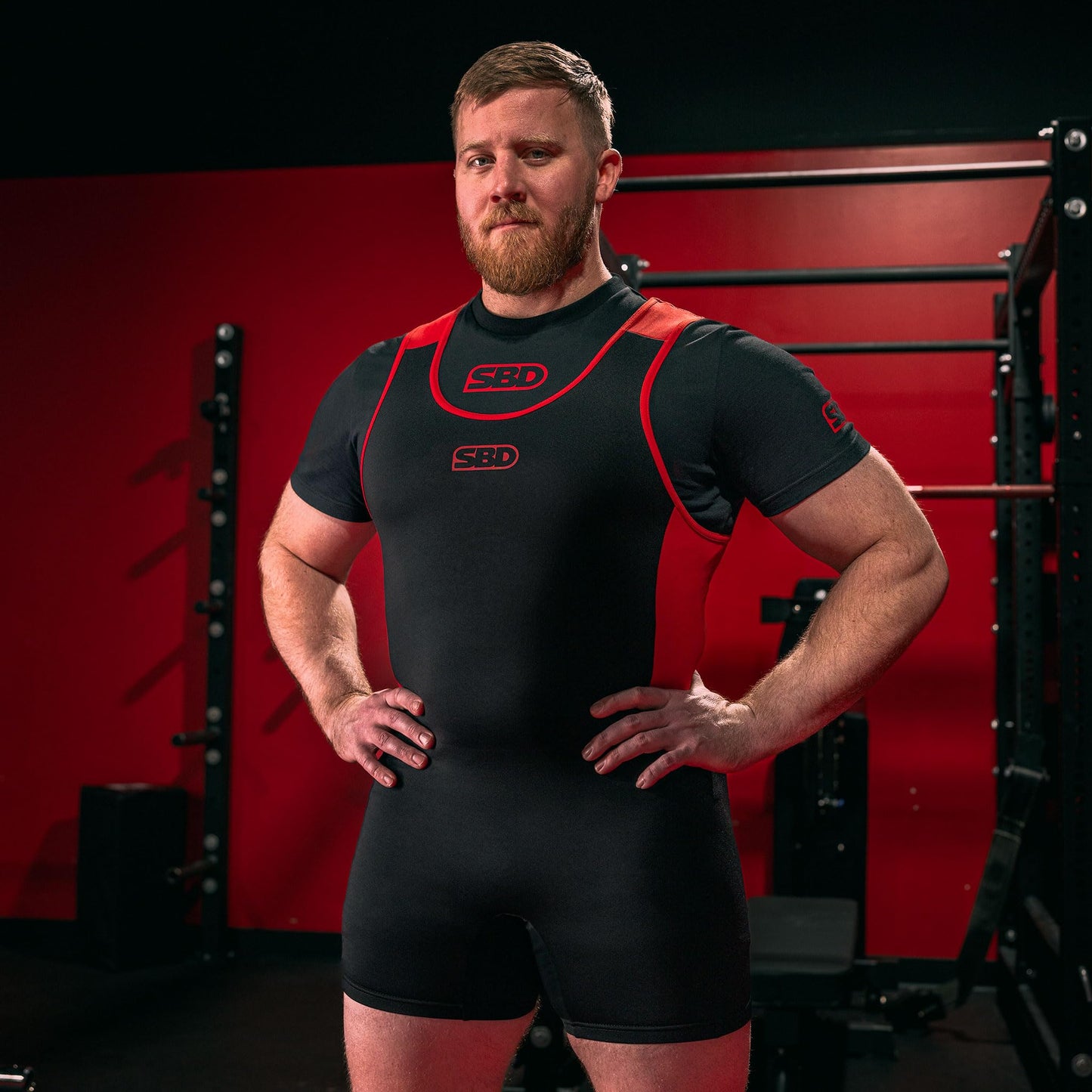 SBD Men’s Powerlifting Singlet – IPF Approved Weightlifting Singlet – Durable Compression Lifting Suit Made in Great Britain