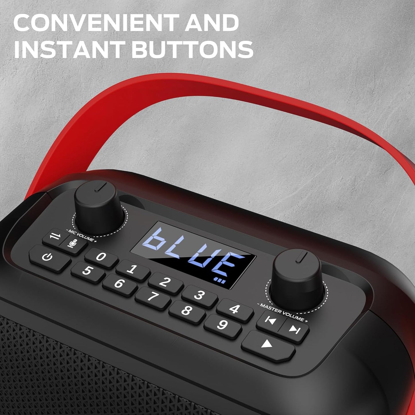 Monster 1 40W 12H MFS Portable Bluetooth Speakers, Bluetooth Speaker Wireless with Stereo Sound, Outdoor Speakers