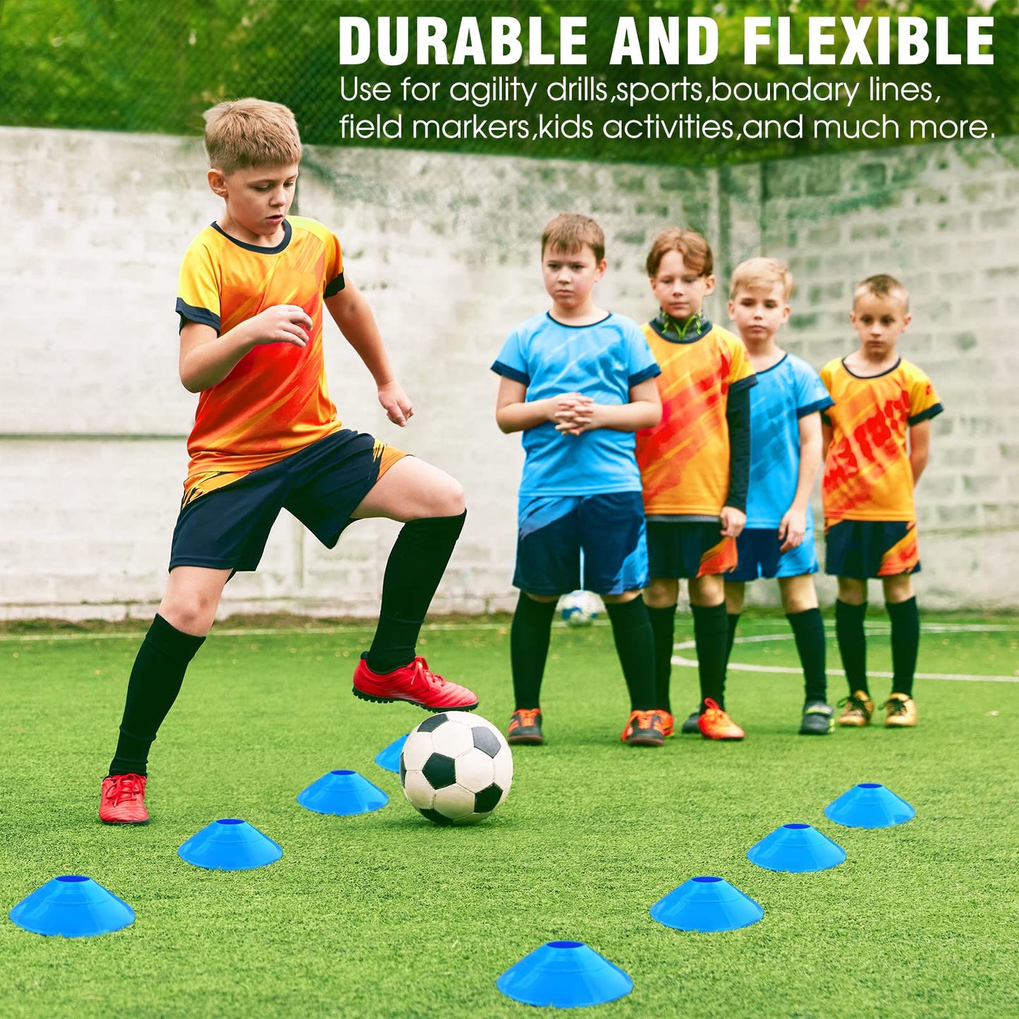 X-UMEUS Agility Ladder Speed Training Equipment Set-20ft Agility Ladder,12 Soccer Cones,4 Hurdles, Jump Rope, Running Parachute| Basketball Football Soccer Training Equipment for Kids Youth Adults