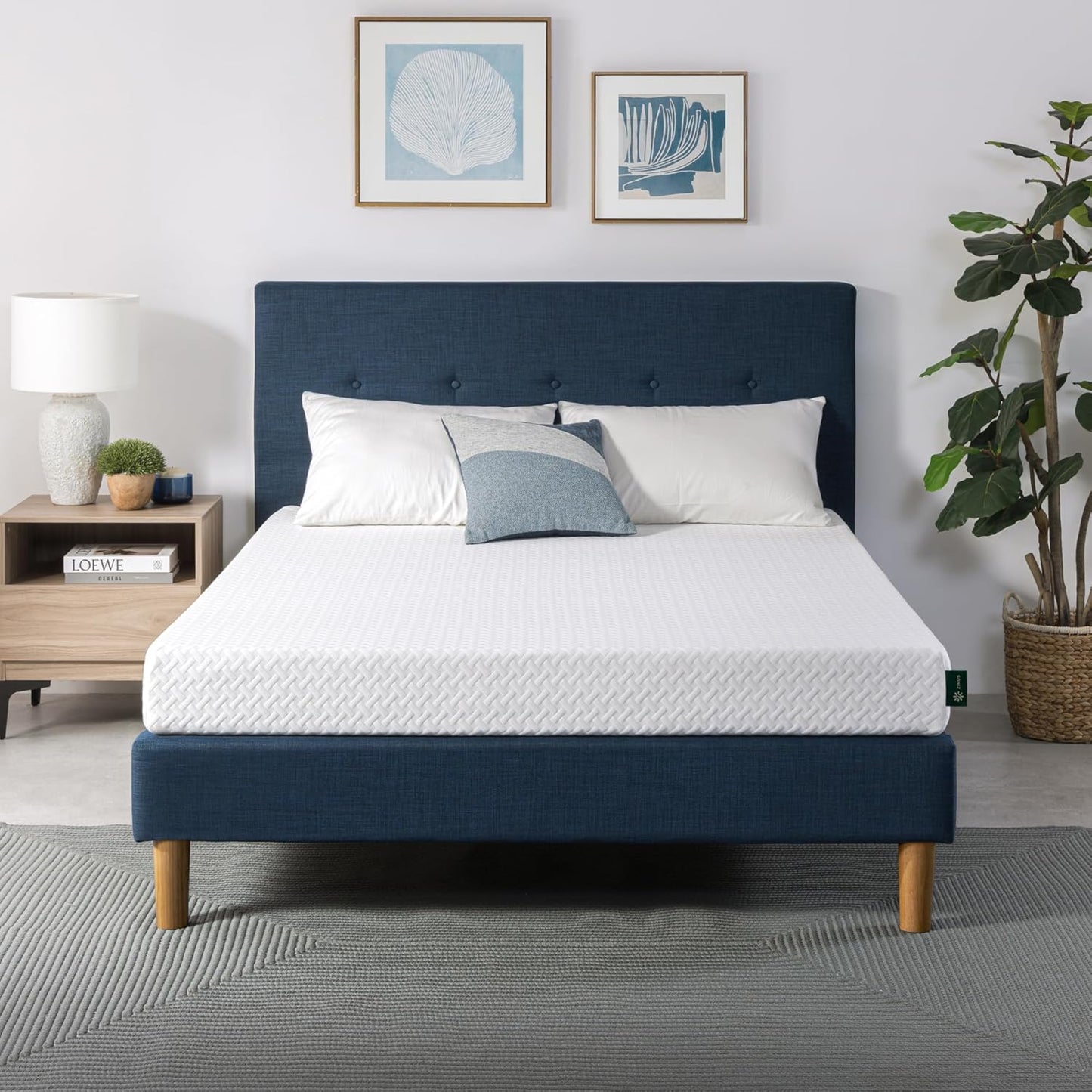Zinus 6 Inch Full Memory Foam Mattress - Cooling Comfort, Fiberglass Free, Medium Feel, Safe Materials