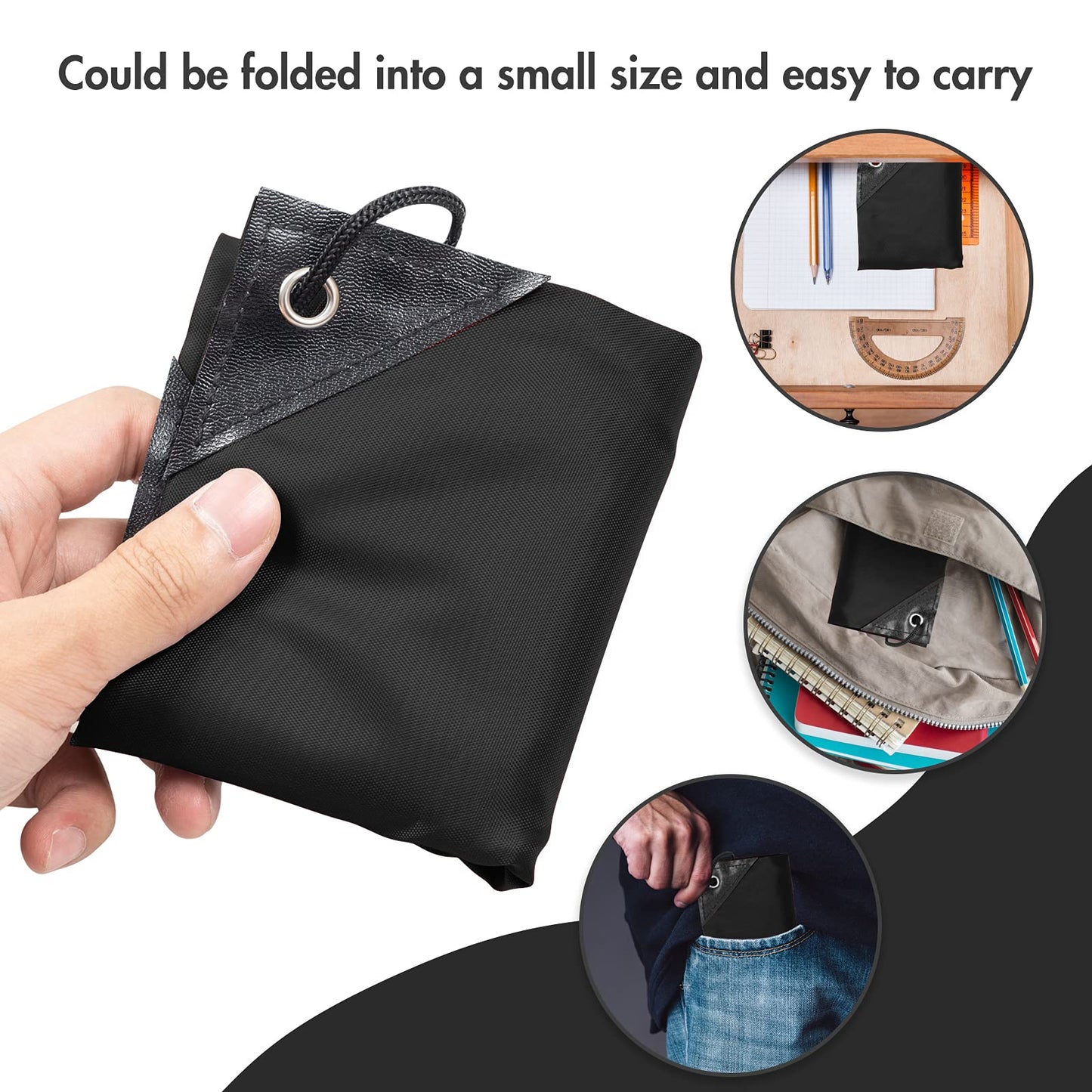 IKAYAS 6Pcs Drawstring Bags Bulk Black Drawstring Backpack, String Backpack Cinch Sack Sport Gym Backpack Bags for Yoga Traviling Outdoor Sports