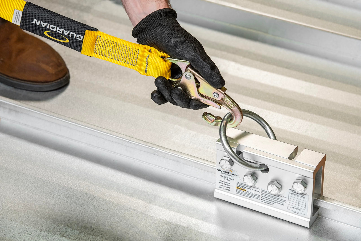 Guardian Fall Protection 10600 Standing Seam Roof Clamp