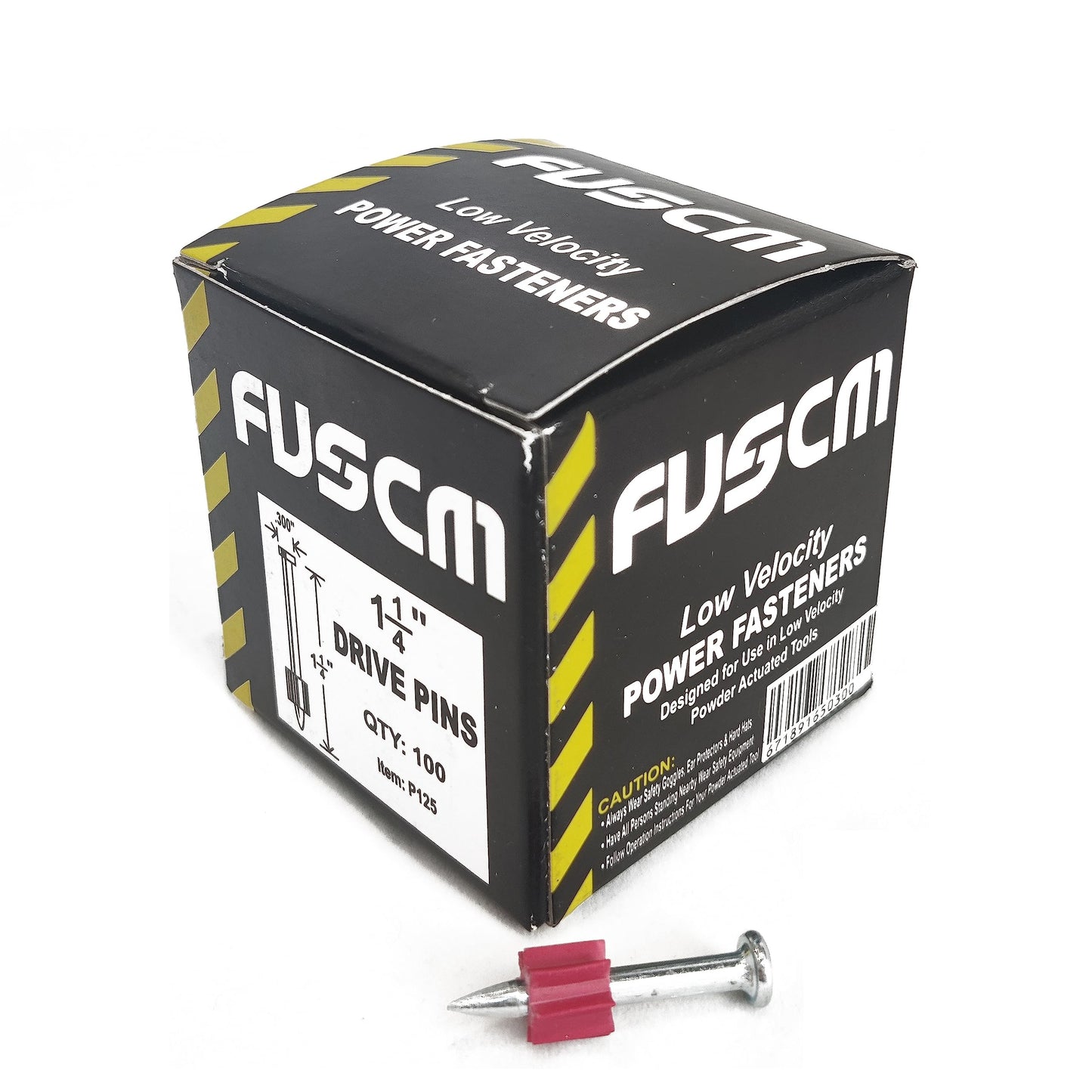1-1/4" Fastener + .27 Cal Semi-Auto Powder Actuated Tool with power indicator