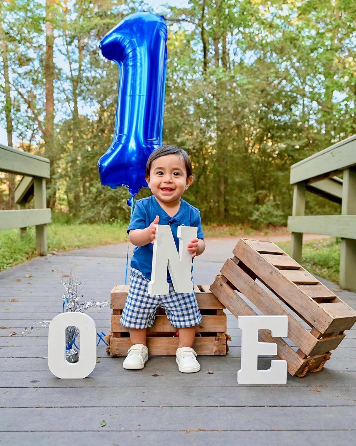 Numbers Balloons 40 Inch - Navy Blue Number 4 Balloons for 4th Birthday Celebration