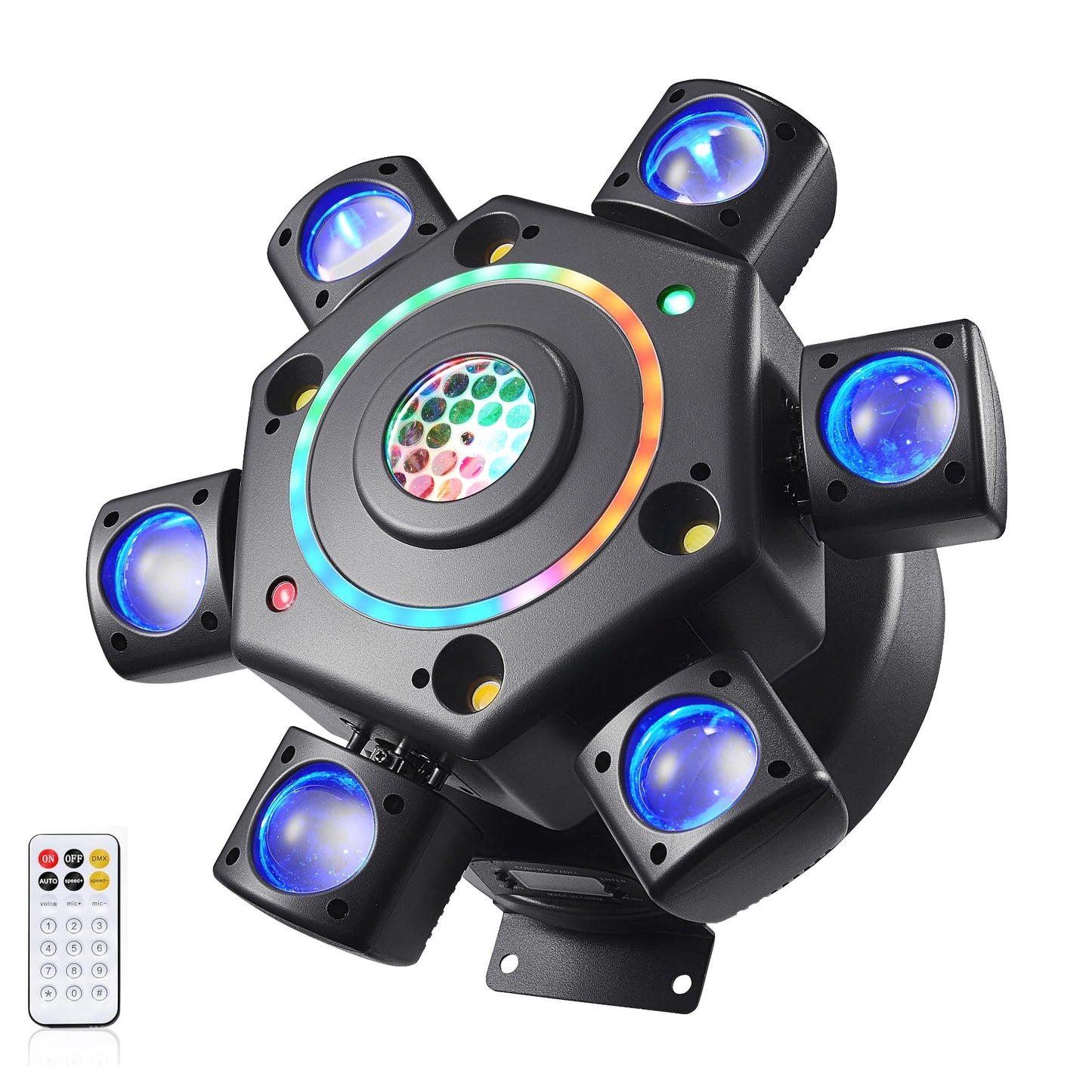 Moving Head Dj Lights for Parties, Disco Stage Lights 7-in-1 LED RGBW 6 Arms with Mixed Lighting Effects,DJ Stage Lighting for Party Disco Club Wedding Bar