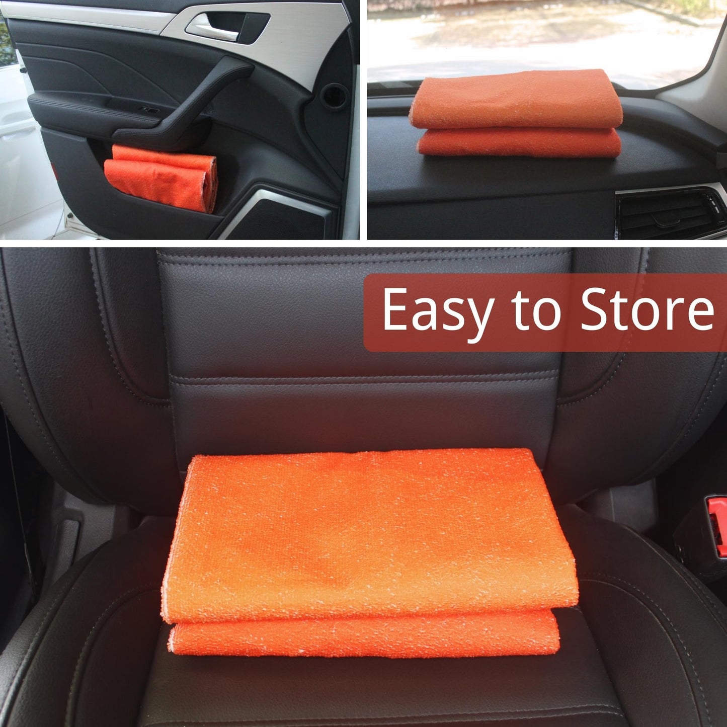 Hirritale Waterproof Car Seat Cover for Front Seats, Protector for Cars SUVs Trucks, Sweat Towel Seat Covers Bucket for Gym,Workout,Beach,Hiking,Running Swimming(Orange, 1PC)