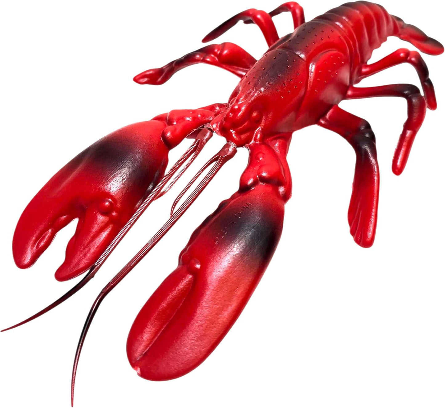 (11") (1) Realistic Red Maine Lobster Plastic Prop for Dinner Party Birthday Oceanic Decoration Fish Net Crab Sea Ocean