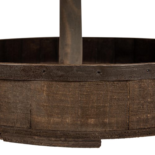 Decorative Wood & Tin 3 Tier Tray