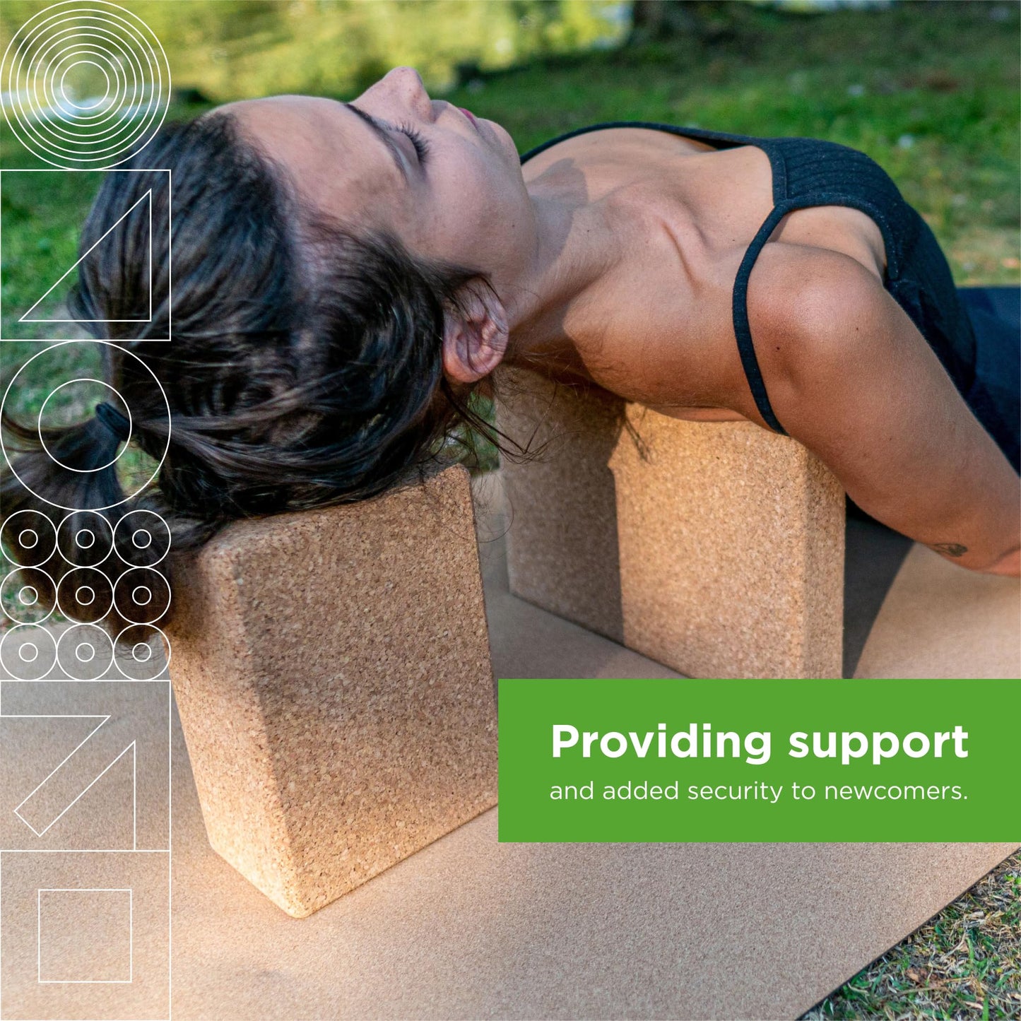 Go4Cork Cork Yoga Block Large | 9 x 6 x 4" | Non-Toxic, Alternative To Foam Yoga Blocks | Odorless, Soft, Non-Slip, Workout & Exercise | Yogi Gift Accessories | Men & Women | Eco Friendly, Sustainable