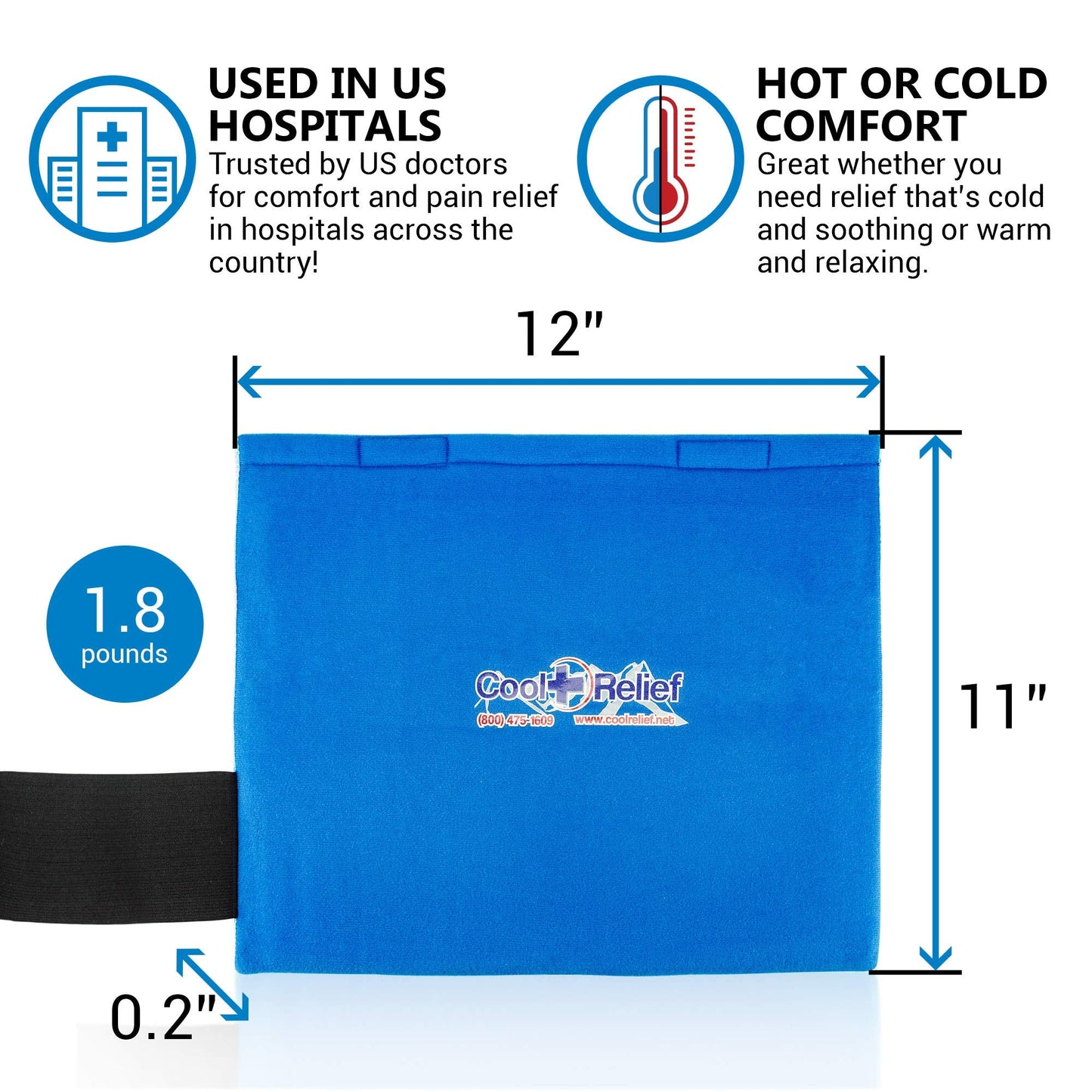 Cool Relief Soft Gel Hip Ice Wrap