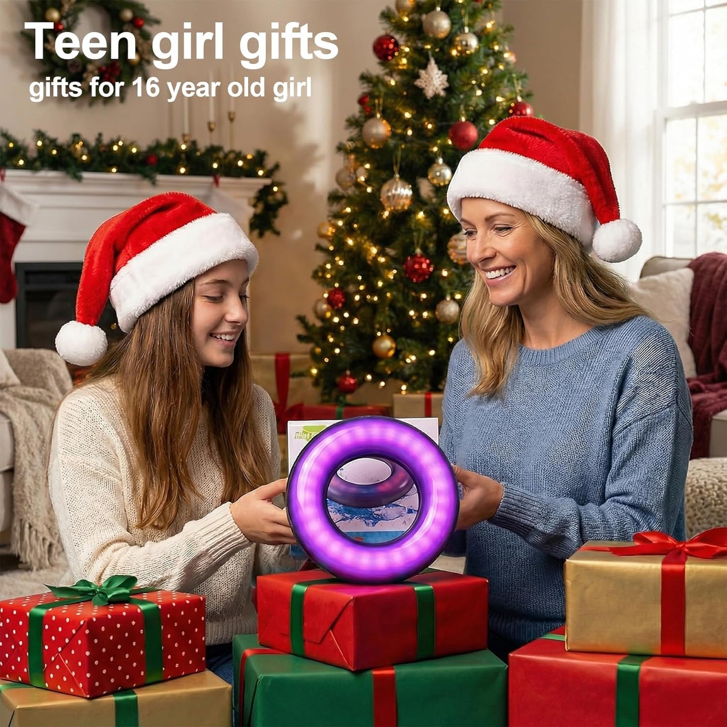 RUQQLA MP3 Bluetooth Speaker, Bluetooth Lamp, LED Table Lamp, Wireless Portable Speakers, Player, Built-in Mic, TWS