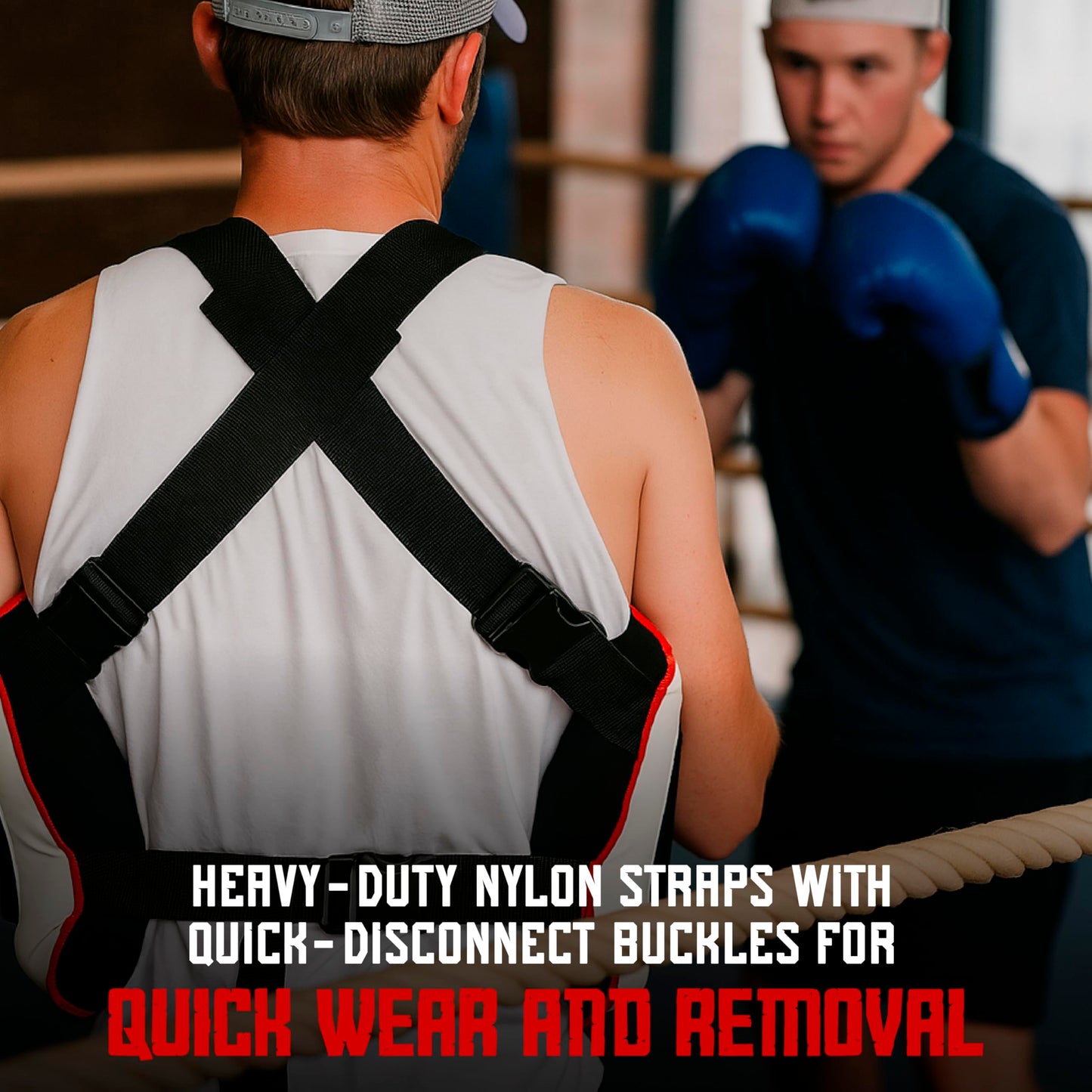 Contender Fight Sports Heavy Hitter Boxing Body Protector PBP Black/White