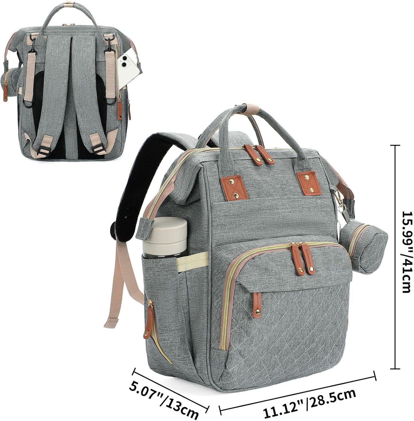 Backpack 15.6 inch Backpack Daypack GAEKEAO Laptop for Women Travel Work Purse with USB Port Casual for Nurse Teacher