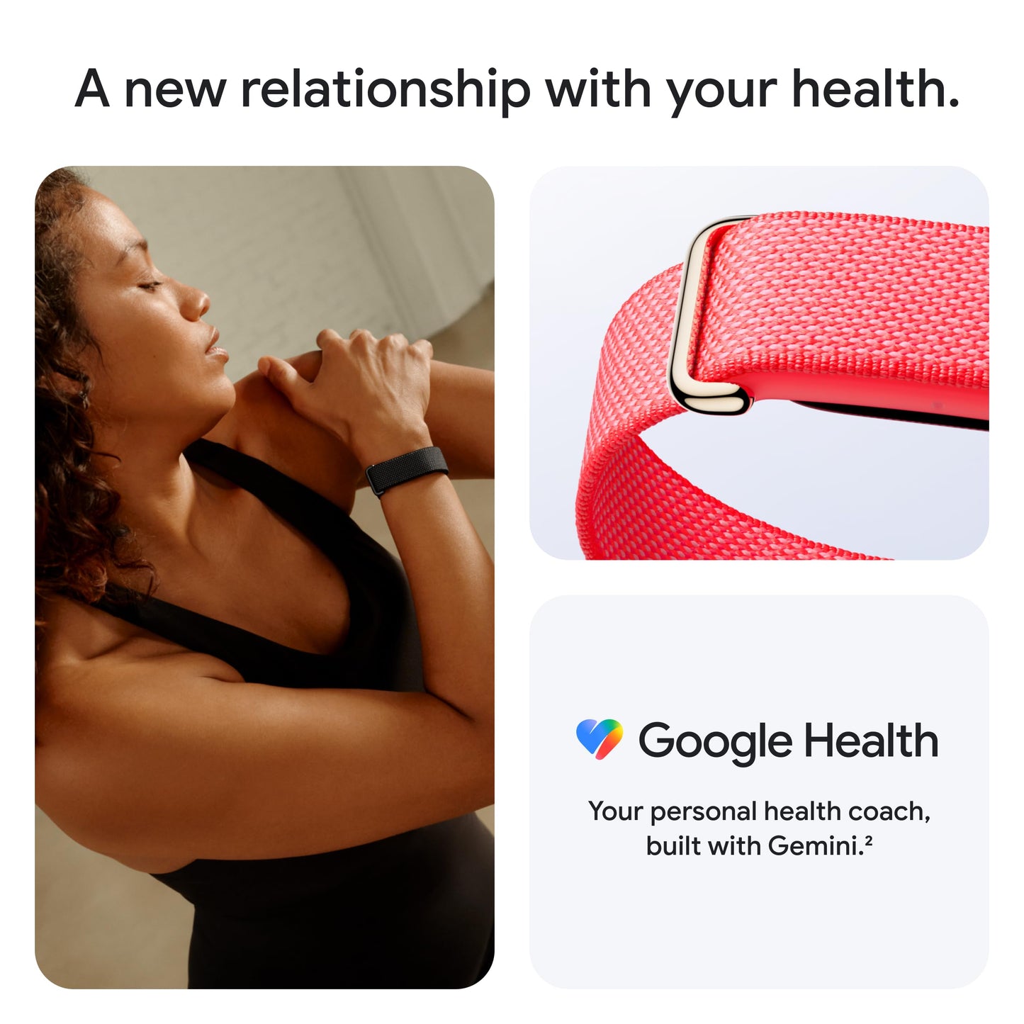 Google Fitbit Air - Screenless Activity Tracker with Fitness, Heart Rate, and Sleep Tracking - Personalized AI-Powered Coaching - Up to 7 Days’ Battery Life - Works with iOS and Android - Berry