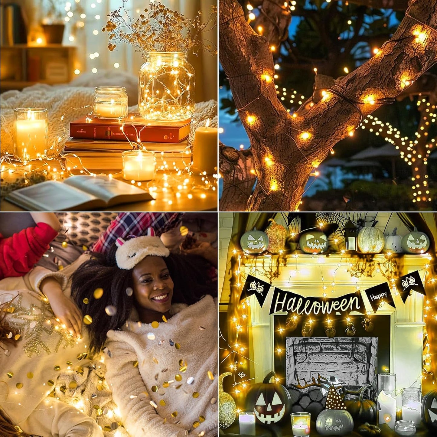 Skiennix 12-Pack Fairy Lights - 7ft Battery Operated Mini String Lights | Waterproof Silver Wire for Weddings & Parties