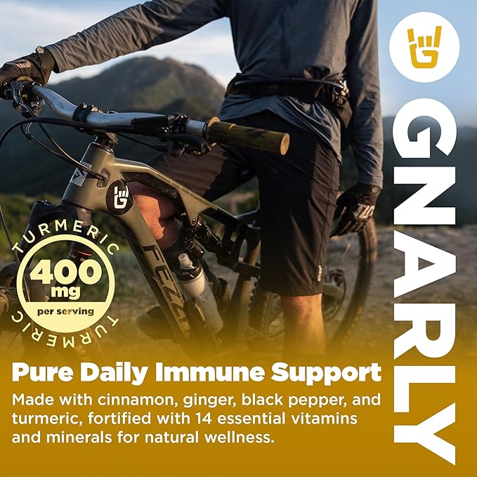 Gnarly Nutrition Golden Milk Vegan Protein Powder ??Plant-Based Powder for Shakes ??Dairy-Free, Non-GMO, Gluten-Free ??28.2 oz