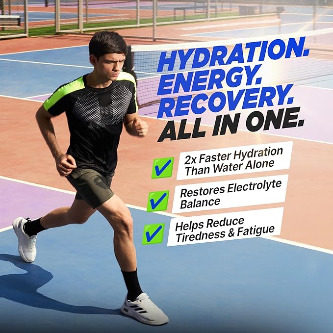 FAST&UP Reload – Lemon & Lime - Refreshing Electrolyte Drink Mix | Hydration Powder Packets | 1500 mg Electrolytes + Vitamins C & B12 | Easy to Open Single Serving Pack | 15 Servings