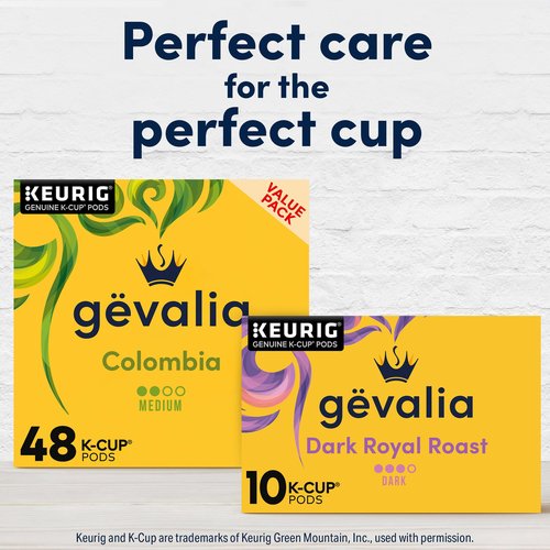 Gevalia Dark Royal Roast Dark Roast K‐Cup Coffee Pods, 10 ct Box