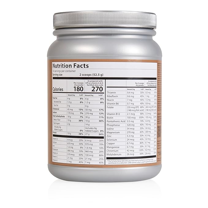 GoTrim Chocolate Protein Shakes Ready to Drink ??High Protein, High Fiber, Meal Replacement, No Added Sugar, Gluten-Free, 14 Servings ??Perfect for Weight Loss, Muscle Building, and Busy Lifestyles