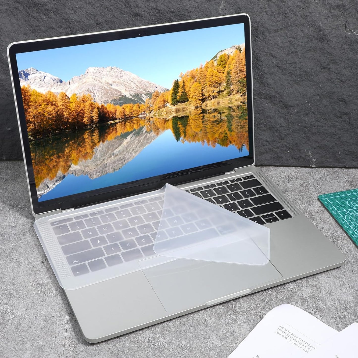 Qulkws 13" 14" Skin Universal Keyboard Cover Protector Skin Ultra Thin Keyboards Covers Protector Silicone Keyboards