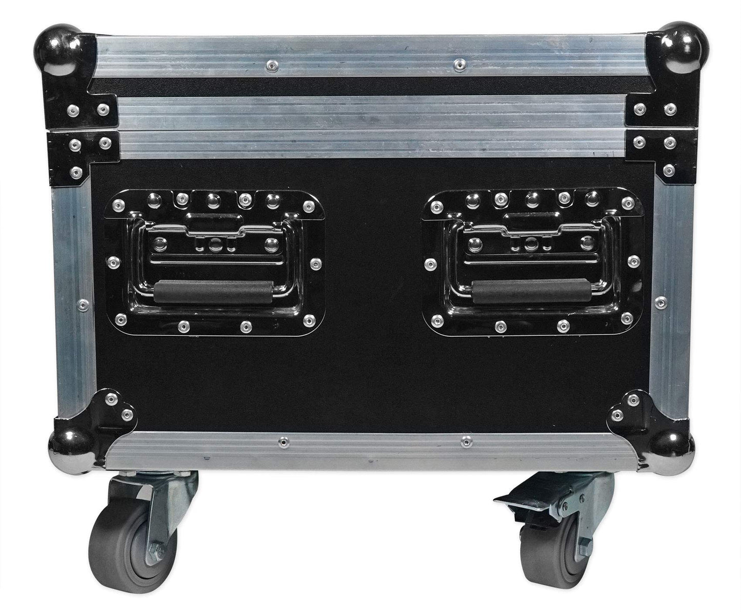 Rockville Best Pack 60 (6) Black 54W Battery Wash Lights, RGBWA+UV, Wireless DMX, Charging Case, Long-Life Battery, LCD Display, for DJs and Events