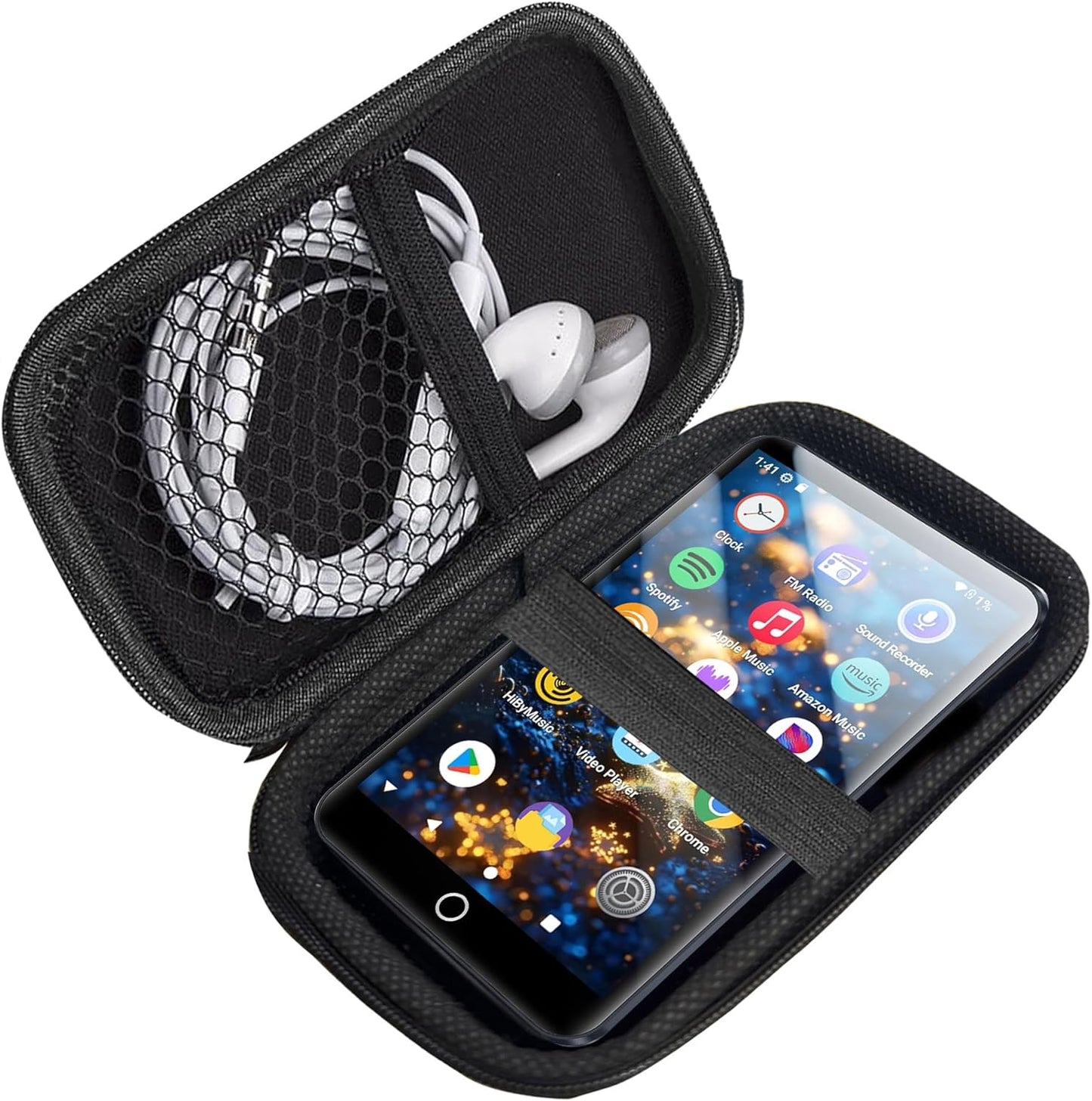 Lamshaw MP3 H10 4" MP3 Compatible with MECHEN Player Case, Durable EVA Carrying Case, Shockproof & Lightweight
