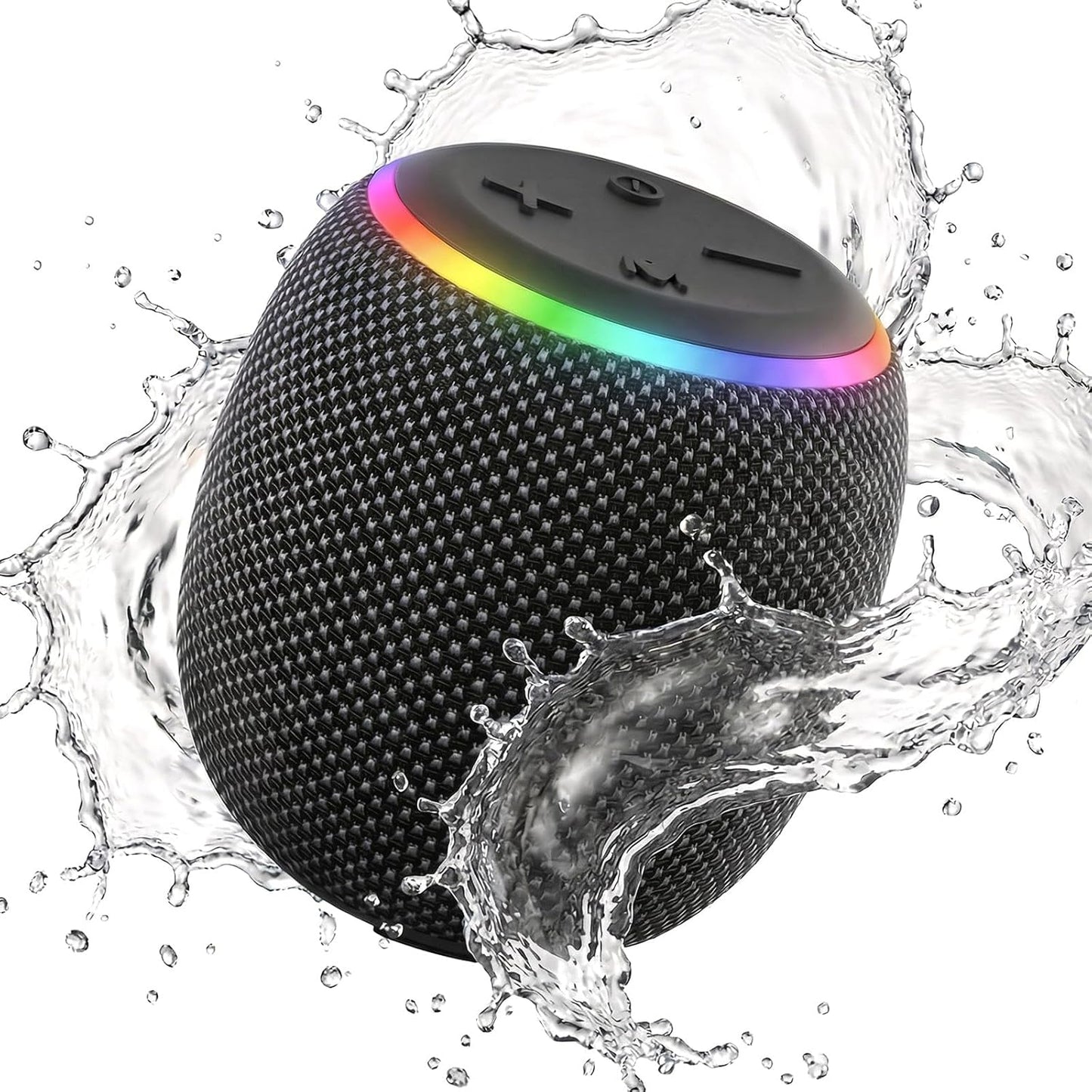 BassBloom 3 IPX6 12W 5.4, Room Portable Bluetooth Speaker, Waterproof, TWS Pairing, Powerful Stereo Sound with RGB