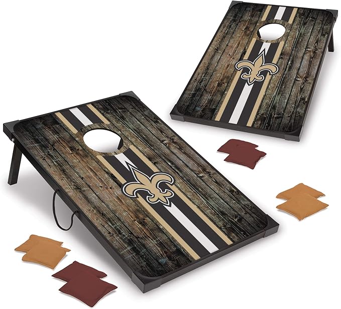 Wild Sports NFL 2' x 3' MDF Deluxe Cornhole Set - with Corners and Aprons