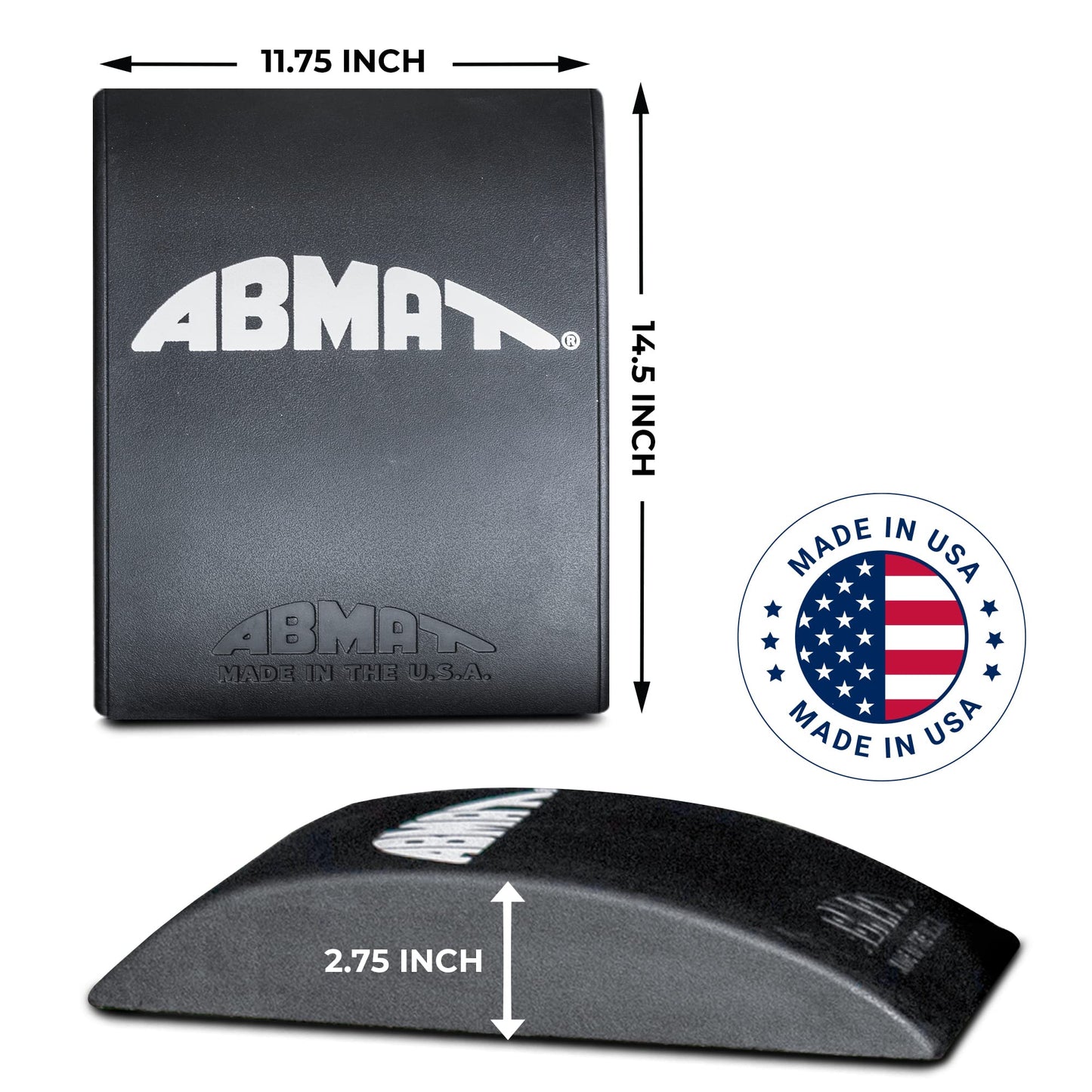 ABMAT Sit Up Mat- Premium Foam Abmat - The Original Abdominal and Core Trainer Mat for Full Range of Motion Sit ups, Crunches and Ab Workouts