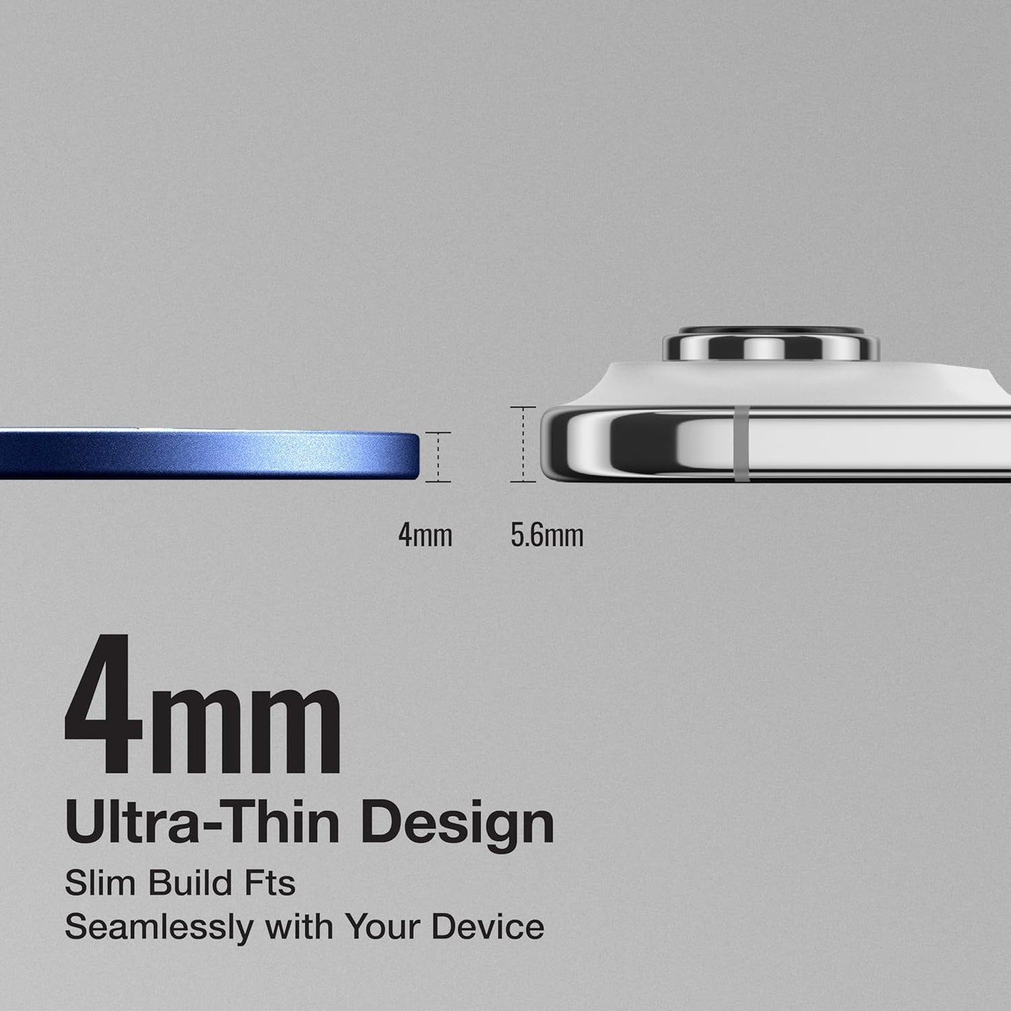 AMAZINGthing 17/16/15/14/13/12 [Titan PRO MagFlex Grip Removable Phone Grip & Kickstand, Dual-Magnetic Mount