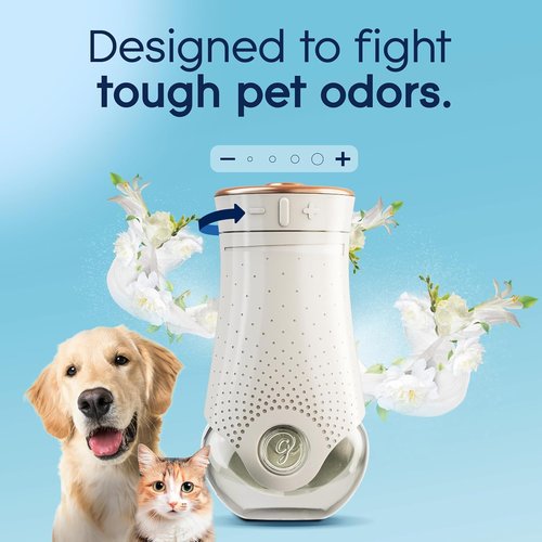 Glade PlugIns Refills Air Freshener - Pet Fresh Scent with Essential Oils | 0.67 Fl Oz, 5 Count