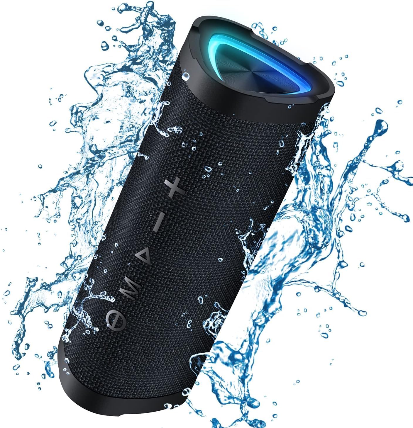 Vanzon V40 IPX7 24W Pairing,24H Bluetooth Speaker, Portable Bluetooth Speaker, Waterproof Wireless Speaker with Stereo