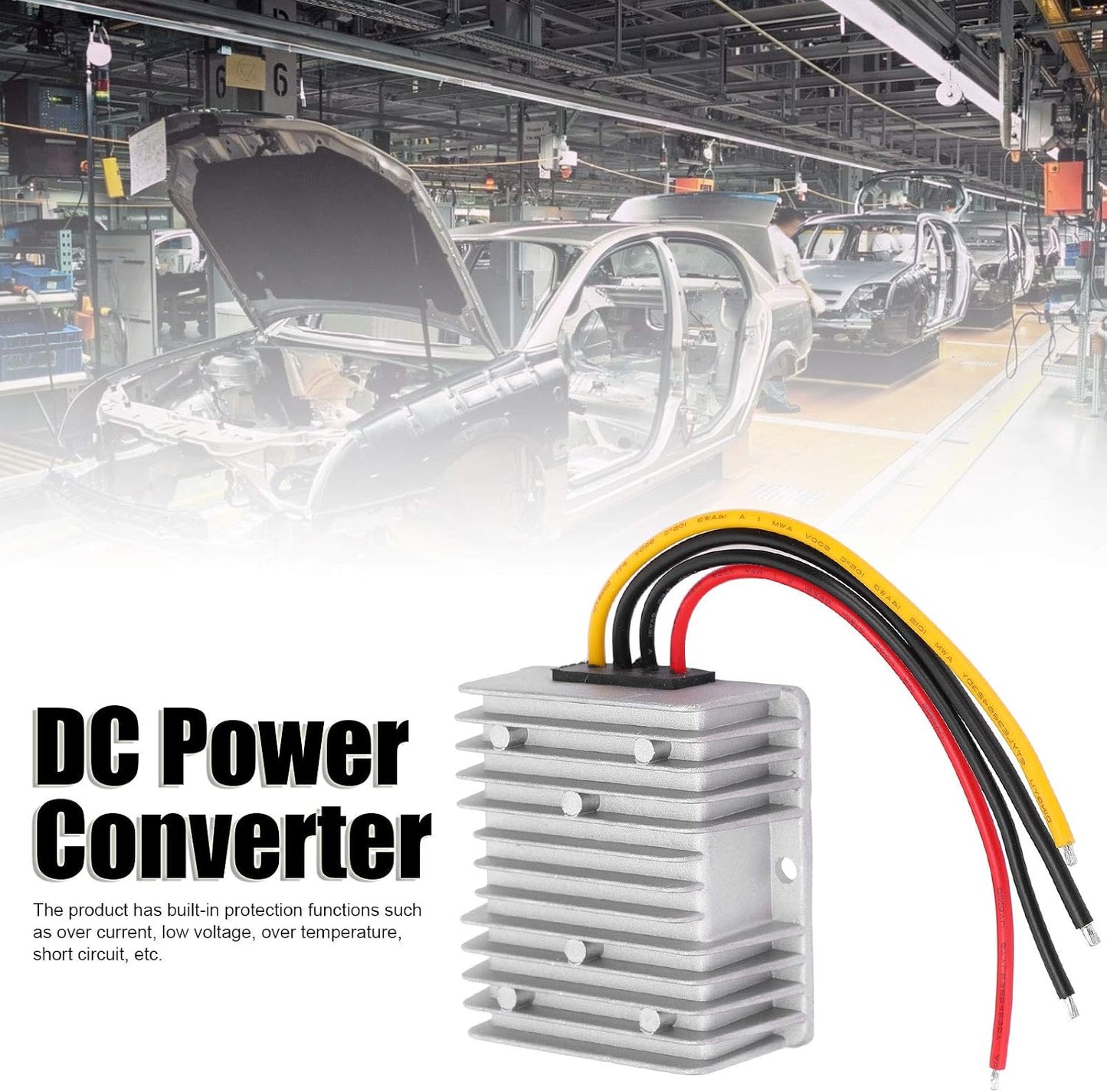 AstraLoom 24V 13.8V 15A Telecommunications Power Converter to DC DC Sealed Module Aluminum Alloy Silicone