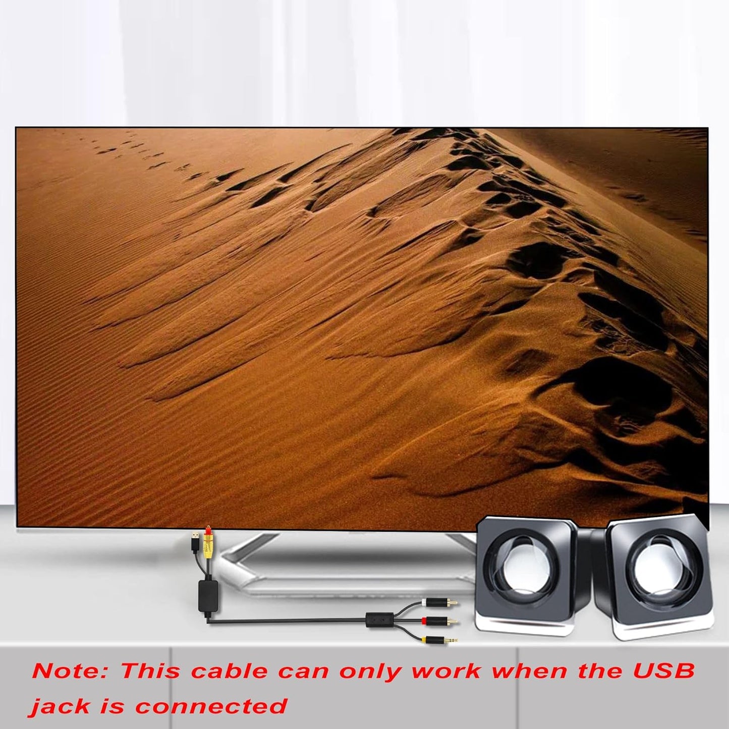 3.5mm 2 PS4, GINTOOYUN USB Fiber Optic Digital Analog Audio Cable, AUX SPDIF Digital Fiber Optic to + RCA Jack