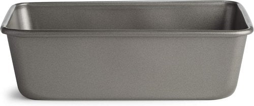 Cooking Light Nonstick Carbon Steel Bread Pan - Heavy Duty, Quick Release Coating, 9.25" x 5.25", Gray
