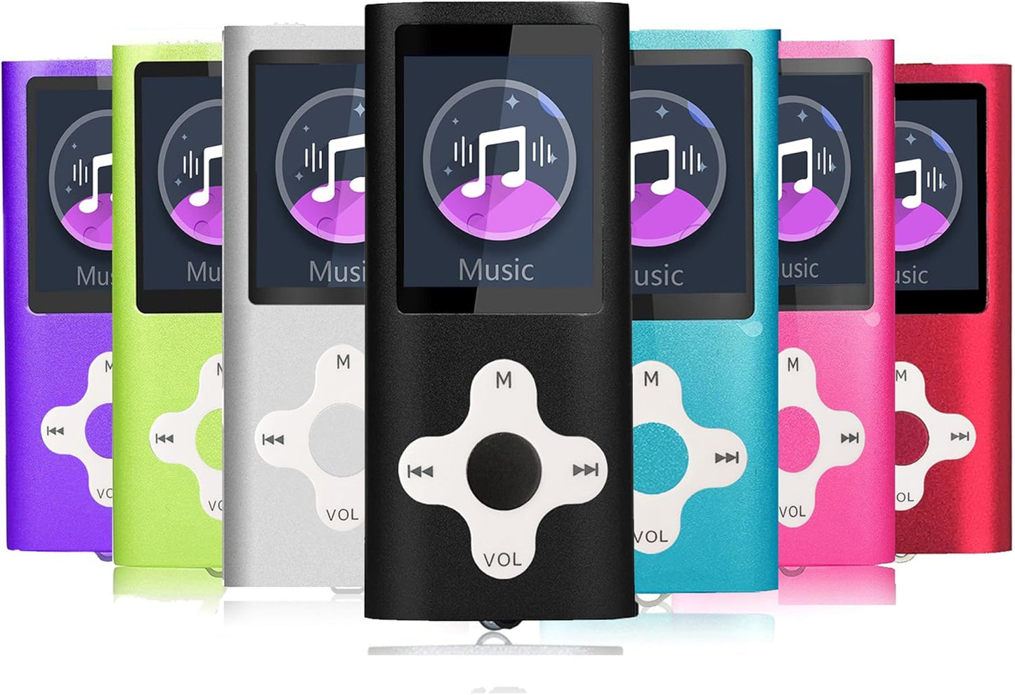 Xidehuy Mp3 16 Viewer/1.8 Player,Music Player with a GB Memory Card Portable Digital Music Player/Video/Voice Record/FM