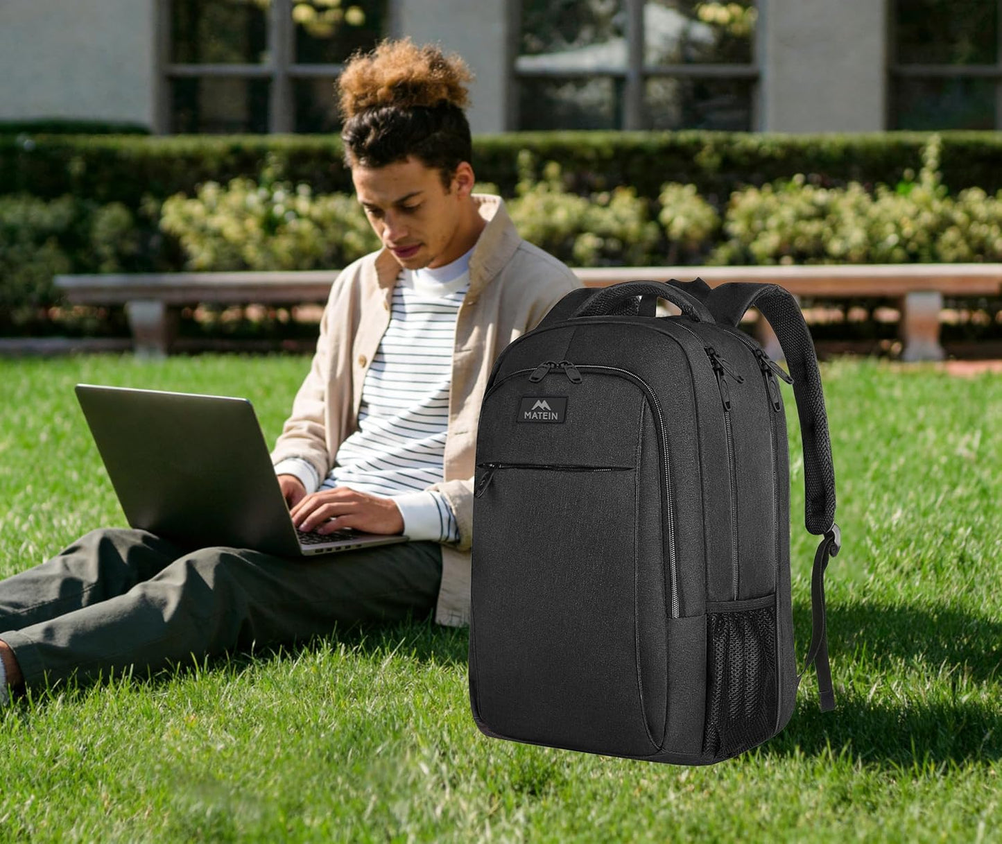 Backpack, 17 Inch Backpack, Backpack MATEIN Extra Large Travel Laptop Anti Theft TSA Friendly Business Work College