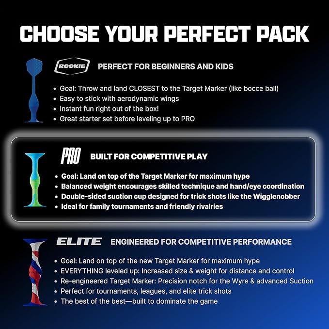 Popdarts PRO Pack Game Set (FRDi) - Indoor, Outdoor Suction Cup Throwing Game - Competition with a POP