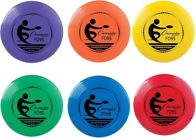 Champion Sports Competition Plastic Discs, Assorted Color
