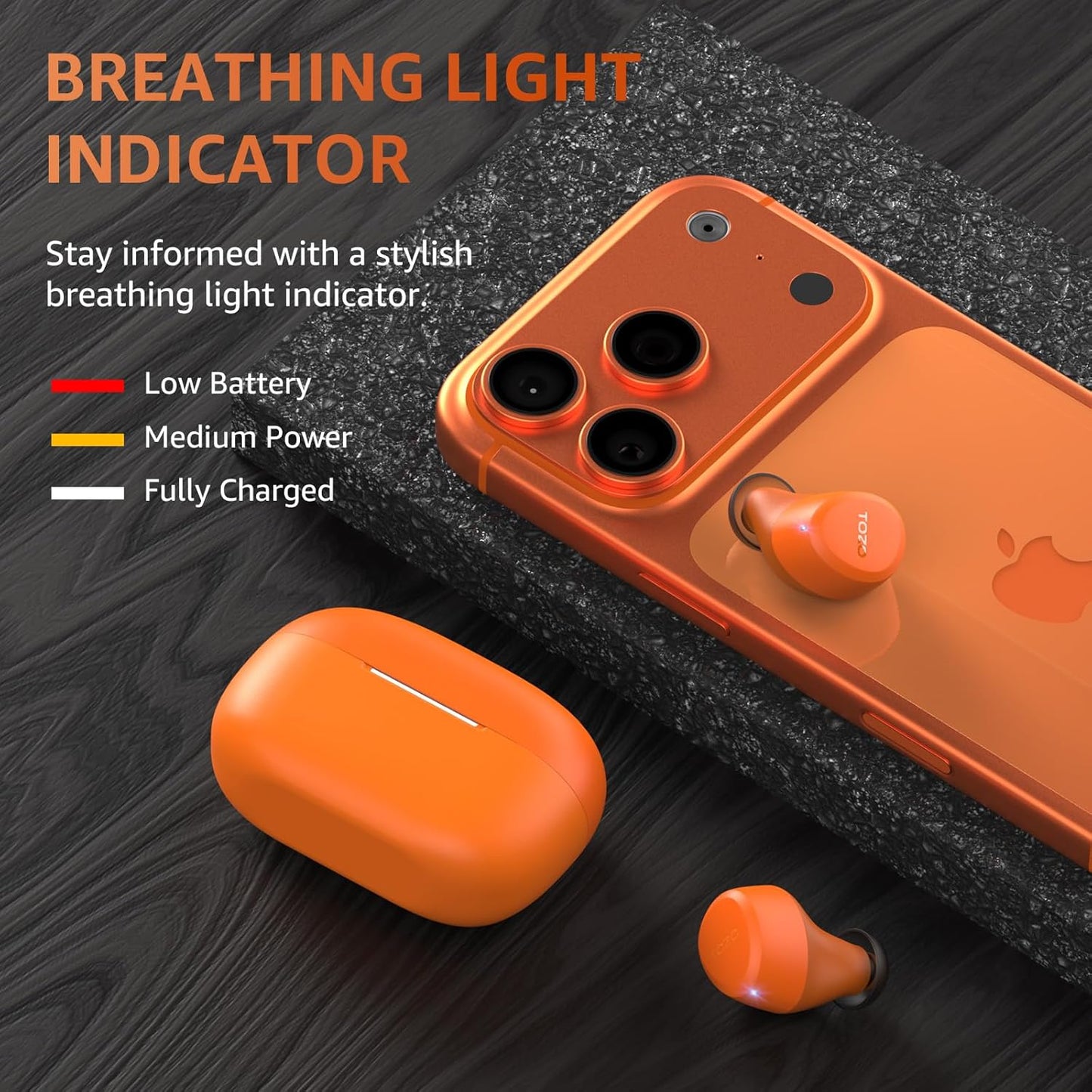 TOZO A1 5.3 IPX5 2 Immersive Headset 32 Presets Wireless Earbuds Bluetooth Light Weight in Ear Waterproof Headphones