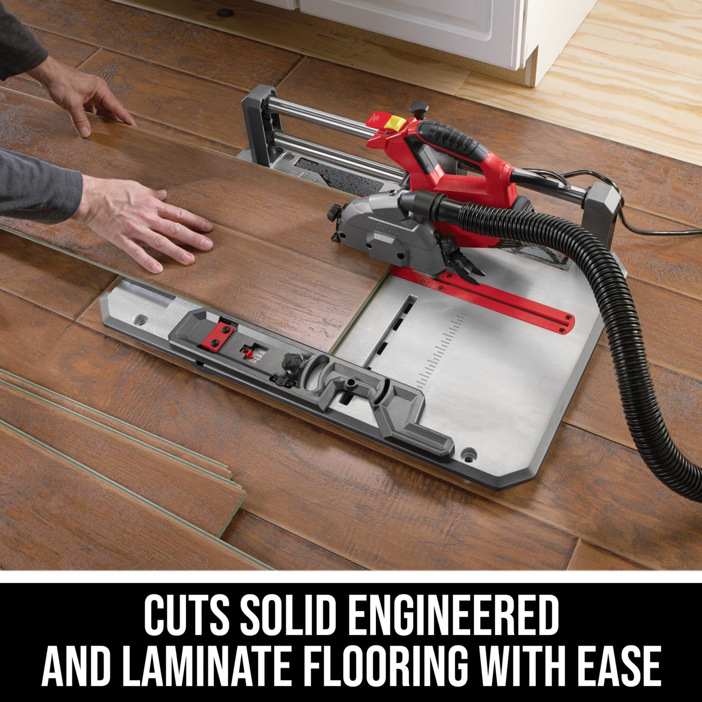 SKIL 3601-02 Flooring Saw with 36T Contractor Blade, Red and black