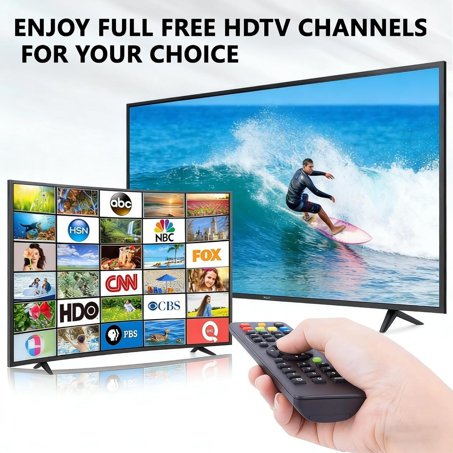 KANGYUE TV,360 4K 1080P 10.5ft Digital Antenna Indoor for Smart Reception, Portable Digital Antenna Indoor for Local